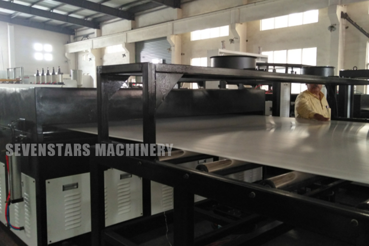 915mm Expressway soundproofing board making machine PC hollow sheet production line details