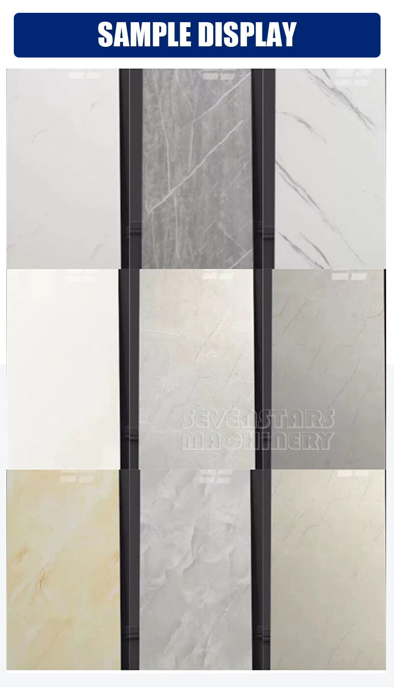 product sevenstars 2024 high quality pvc artificial  marble sheet plastic extrusion line interior decoration board making machine-7