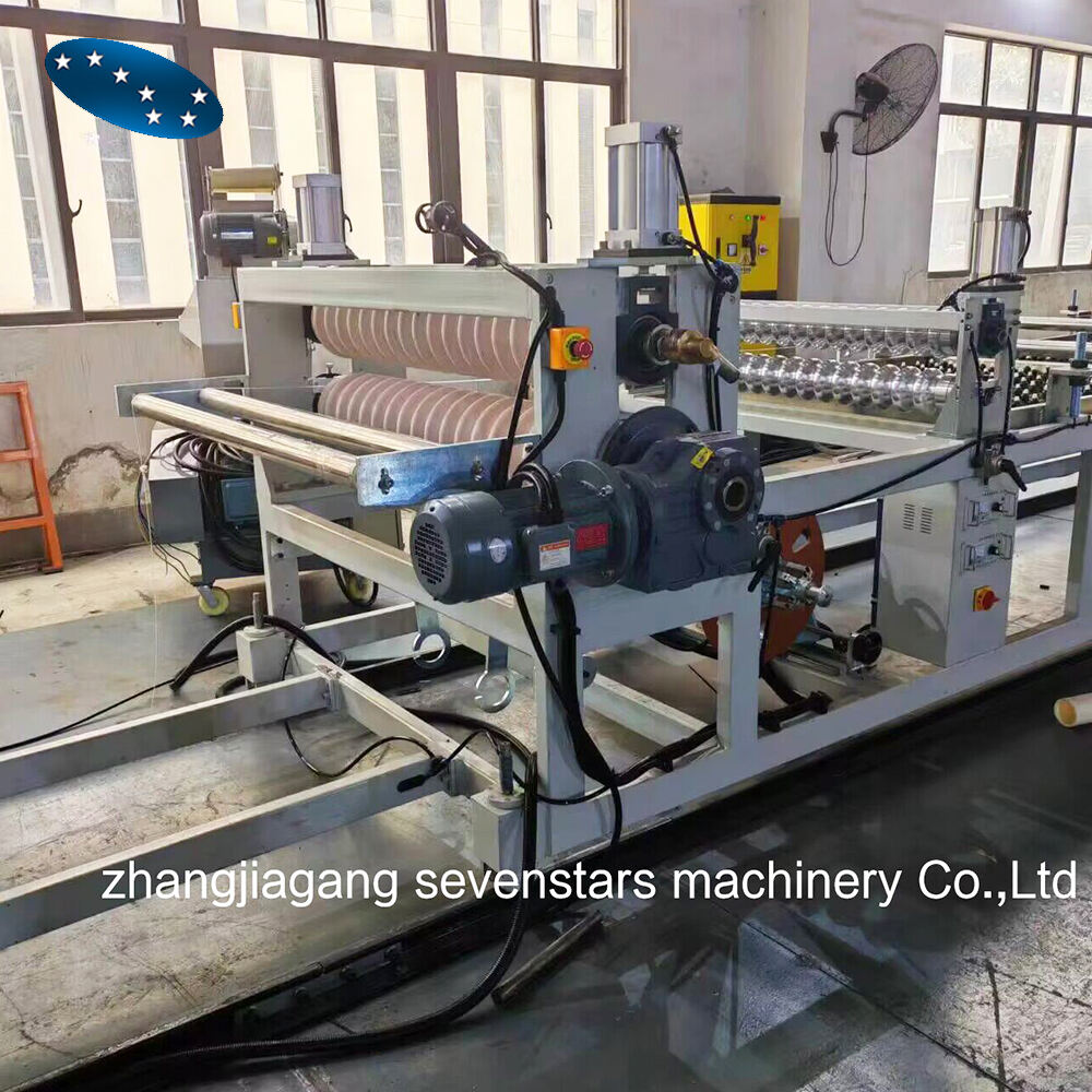 Sevenstars Customized PET Wave RoofingTransparent Panel Roofing Tile extrusion Line wave sheet Making Machine supplier