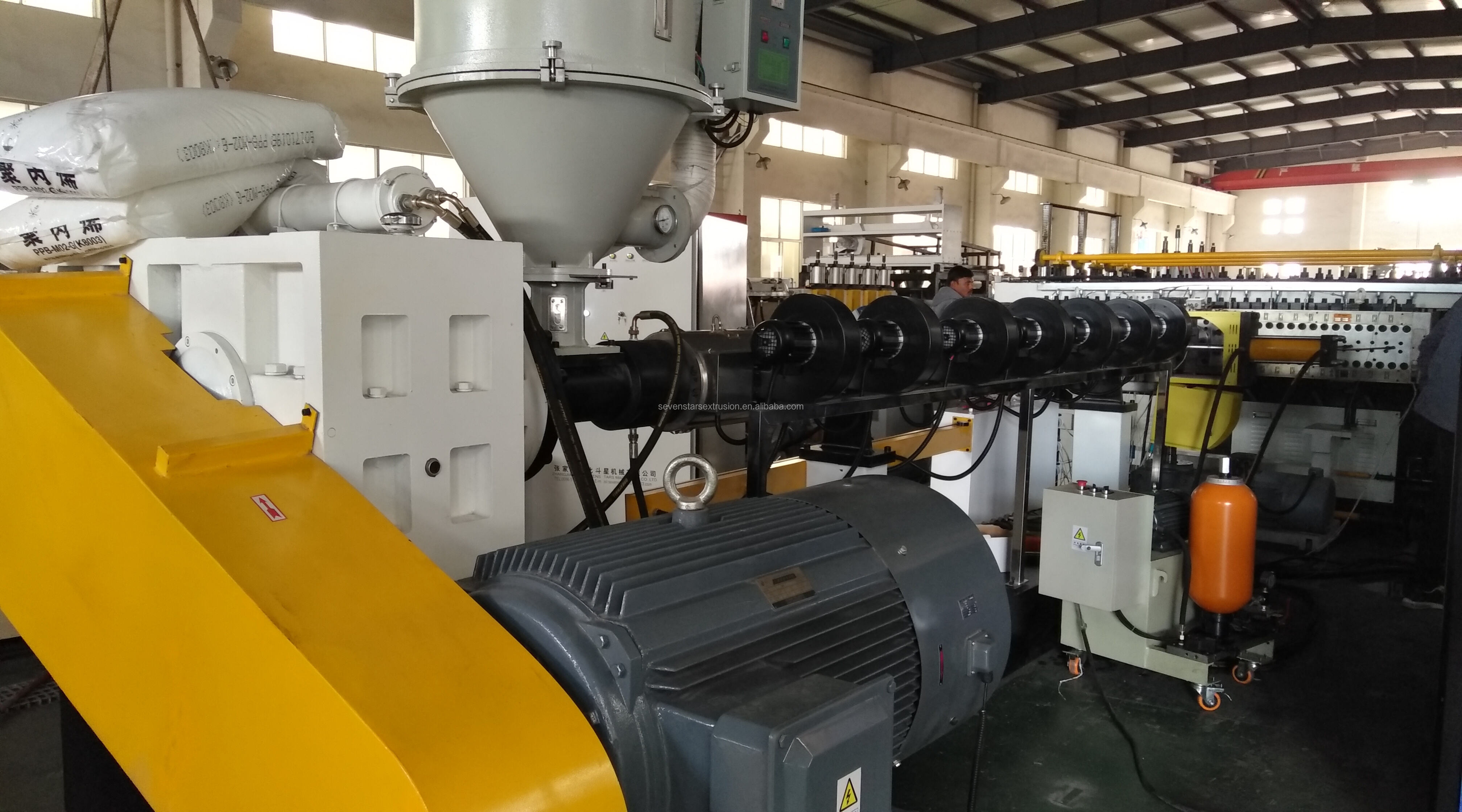 product pp pc hollow sheet production line plate sheet making machine hot sale-4
