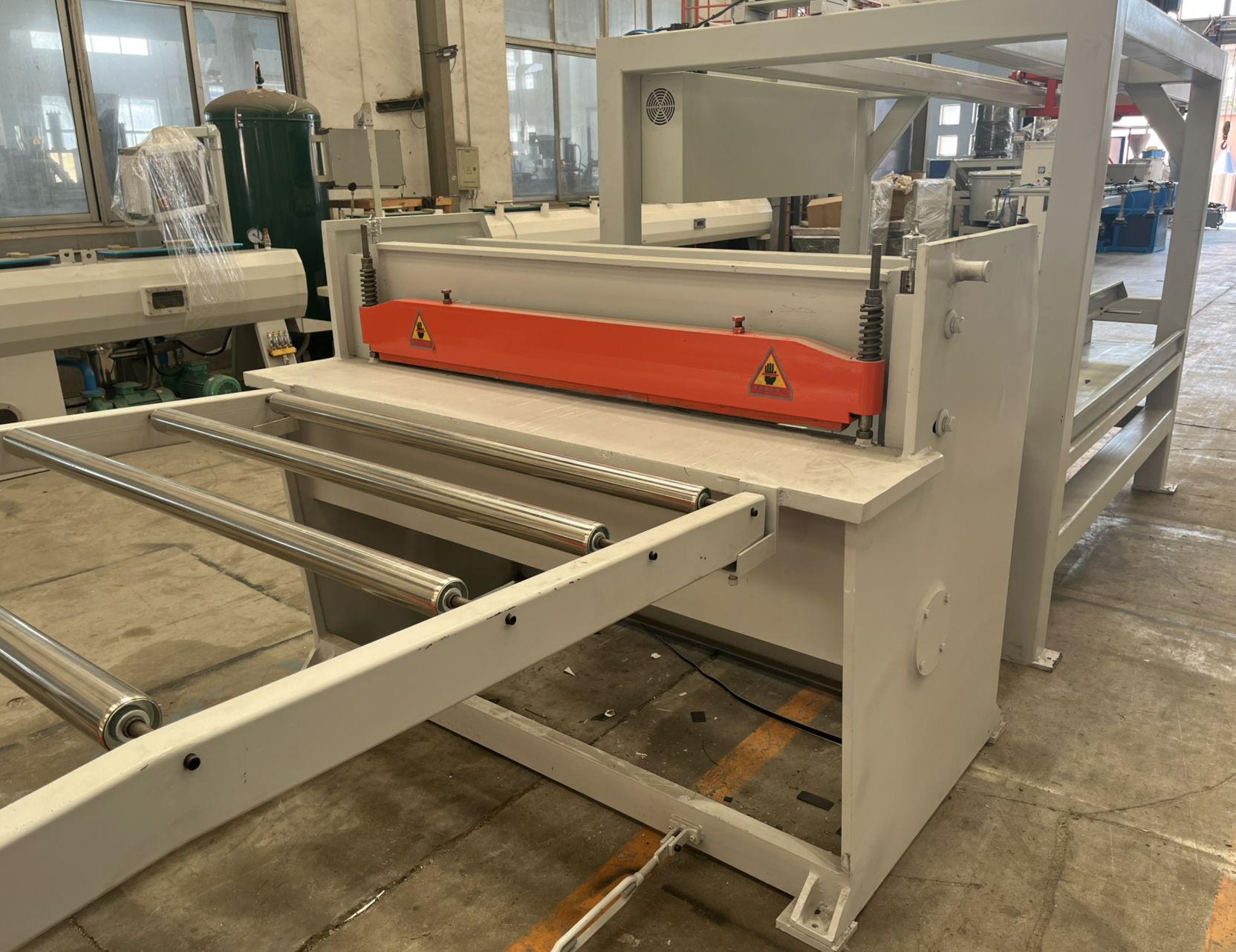 Plastic SPC Flooring Stone Making Machine WPC SPC Floor Extrusion Line 2 Layers SPC Floor Board Production Line factory