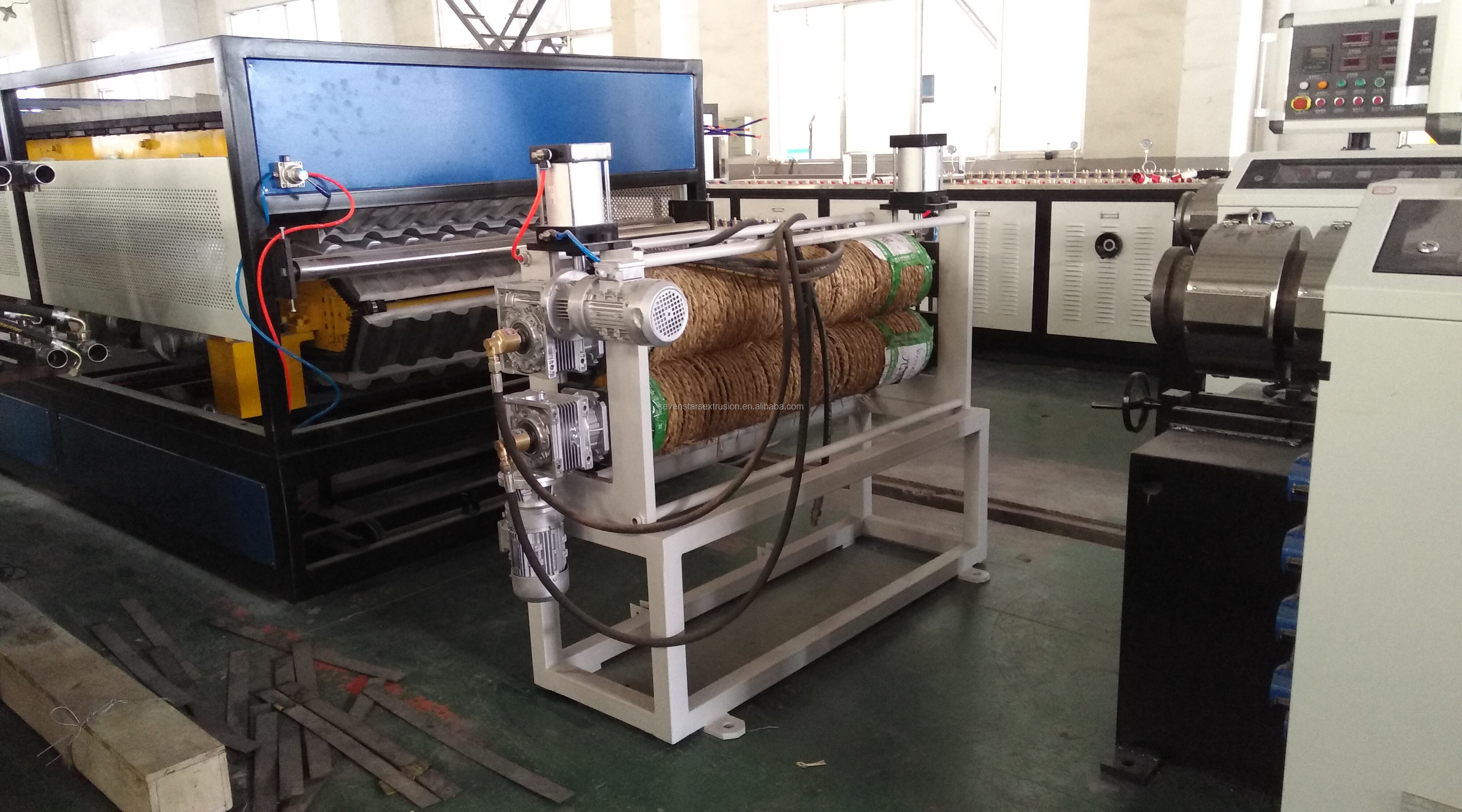Sevenstars Roof Tile Making Machine PVC ASA Glazed Tile Production Line Plastic Sheet Plant Equipment Machinery manufacture