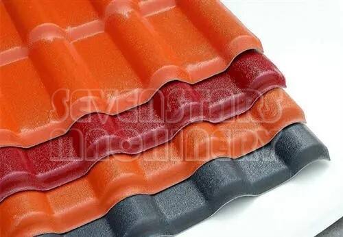 Roof Tile Making Machine PVC ASA Glazed Tile Production Line Plastic Sheet Plant Equipment Machinery manufacture