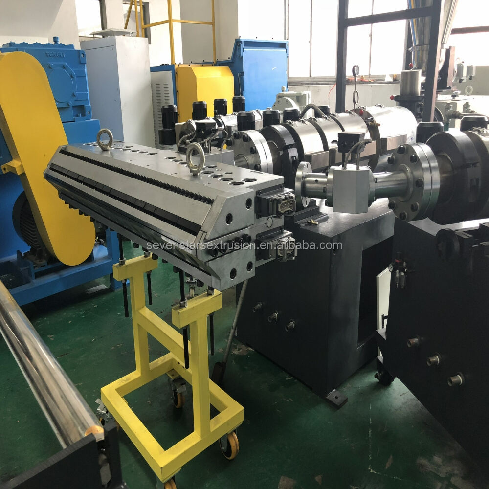 Sevenstars Roof Tile Making Machine PVC ASA Glazed Tile Production Line Plastic Sheet Plant Equipment Machinery manufacture