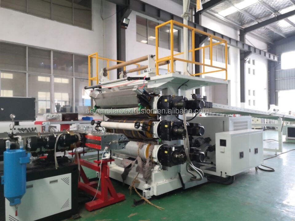 Multi-Layer SPC Flooring Making Machine/LVT Vinyl Plank Floor Production Line for Sale details