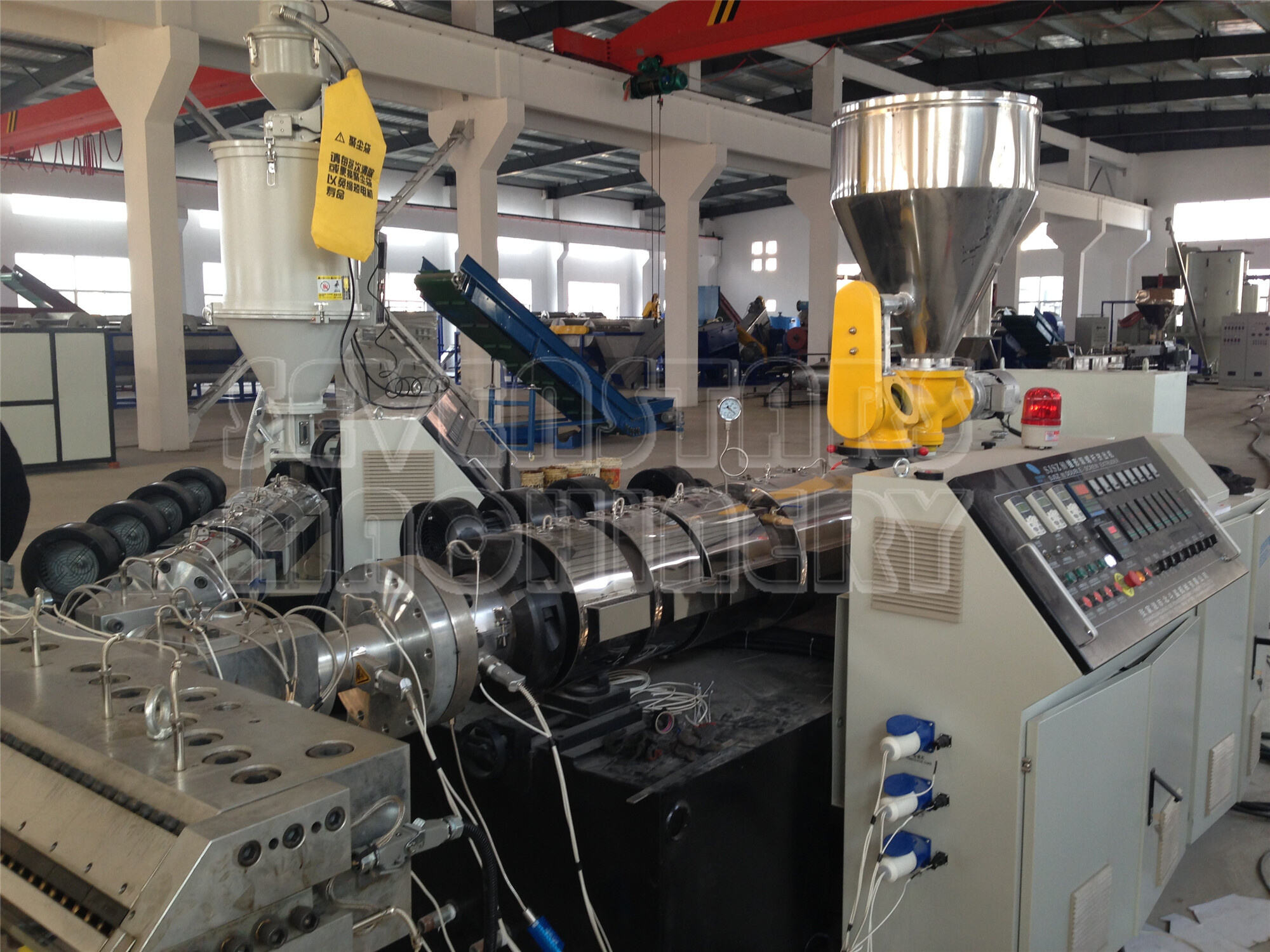 Roof Tile Making Machine PVC ASA Glazed Tile Production Line Plastic Sheet Plant Equipment Machinery factory