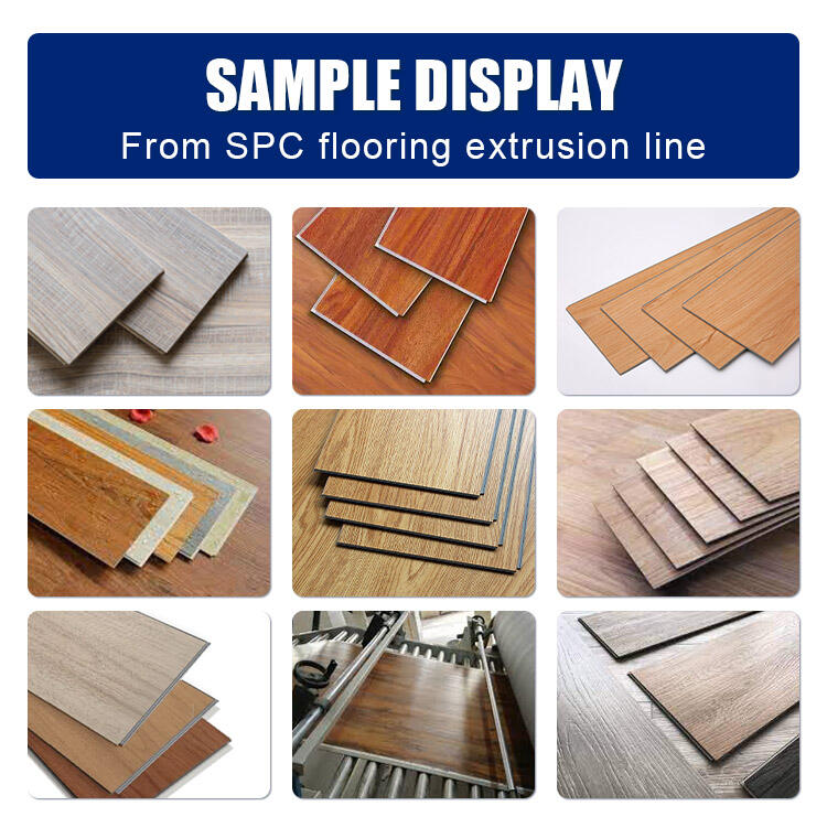 Multi-Layer SPC Flooring Making Machine/LVT Vinyl Plank Floor Production Line for Sale supplier
