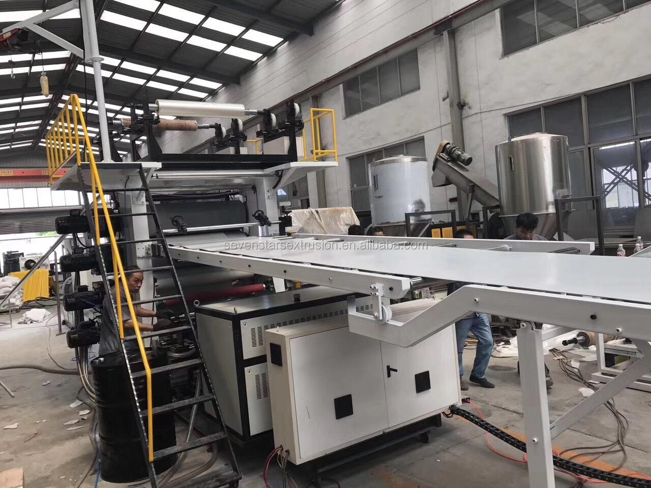 Multi-Layer SPC Flooring Making Machine/LVT Vinyl Plank Floor Production Line for Sale supplier