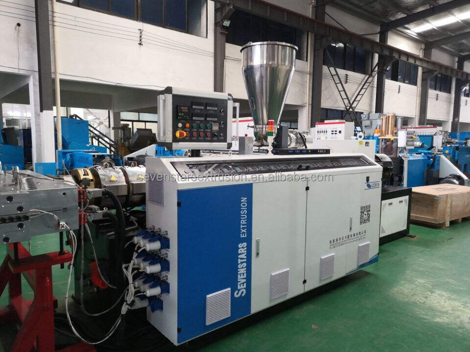 Plastic PVC Imitation marble wall panel sheet extruder making extrusion machine line factory