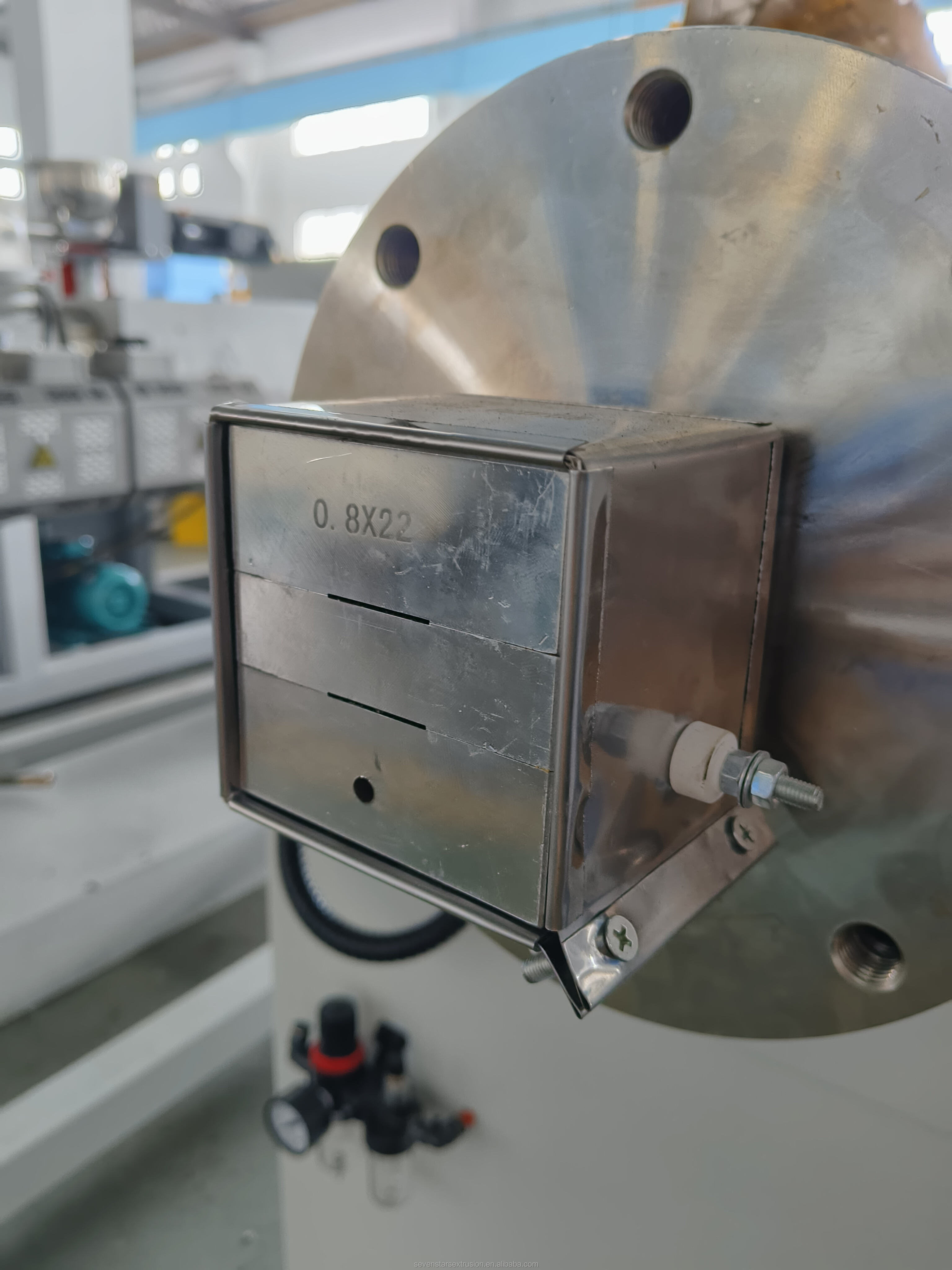 PVC door strips edge banding making machine production line details