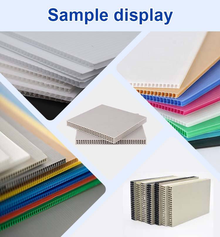 1200mm PP/PE Hollow Sheet Board Advertisement board Extruder Machine details