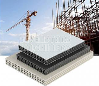 PP Sheet Recycled Building Fireproof Template Construction Hollow Board PP Formwork Template Machine manufacture
