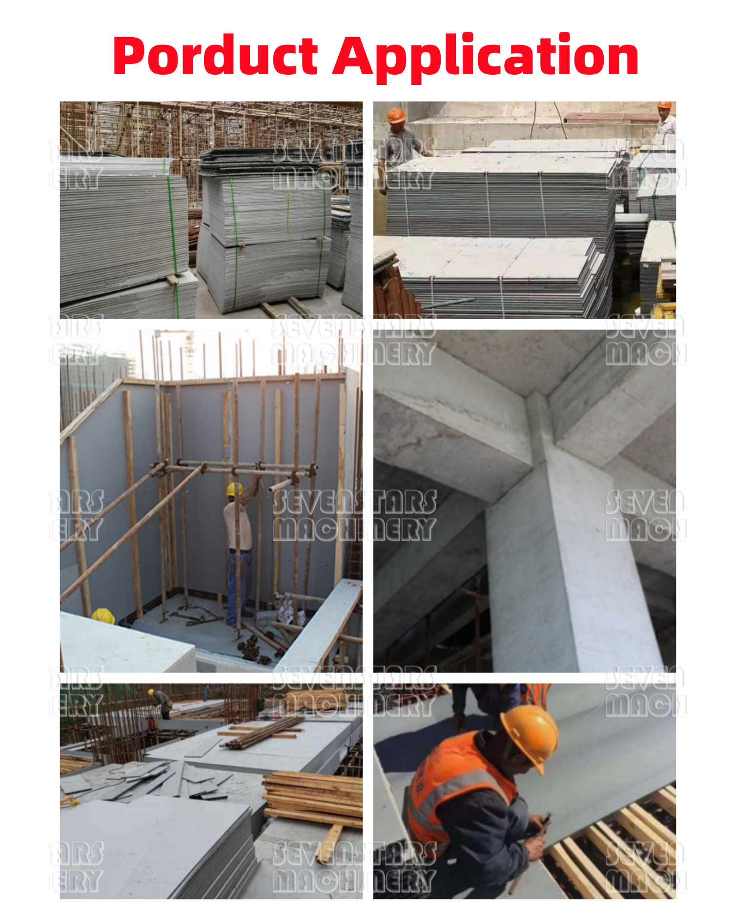 product sevenstars pp sheet recycled building fireproof template construction hollow board pp formwork template machine504-6