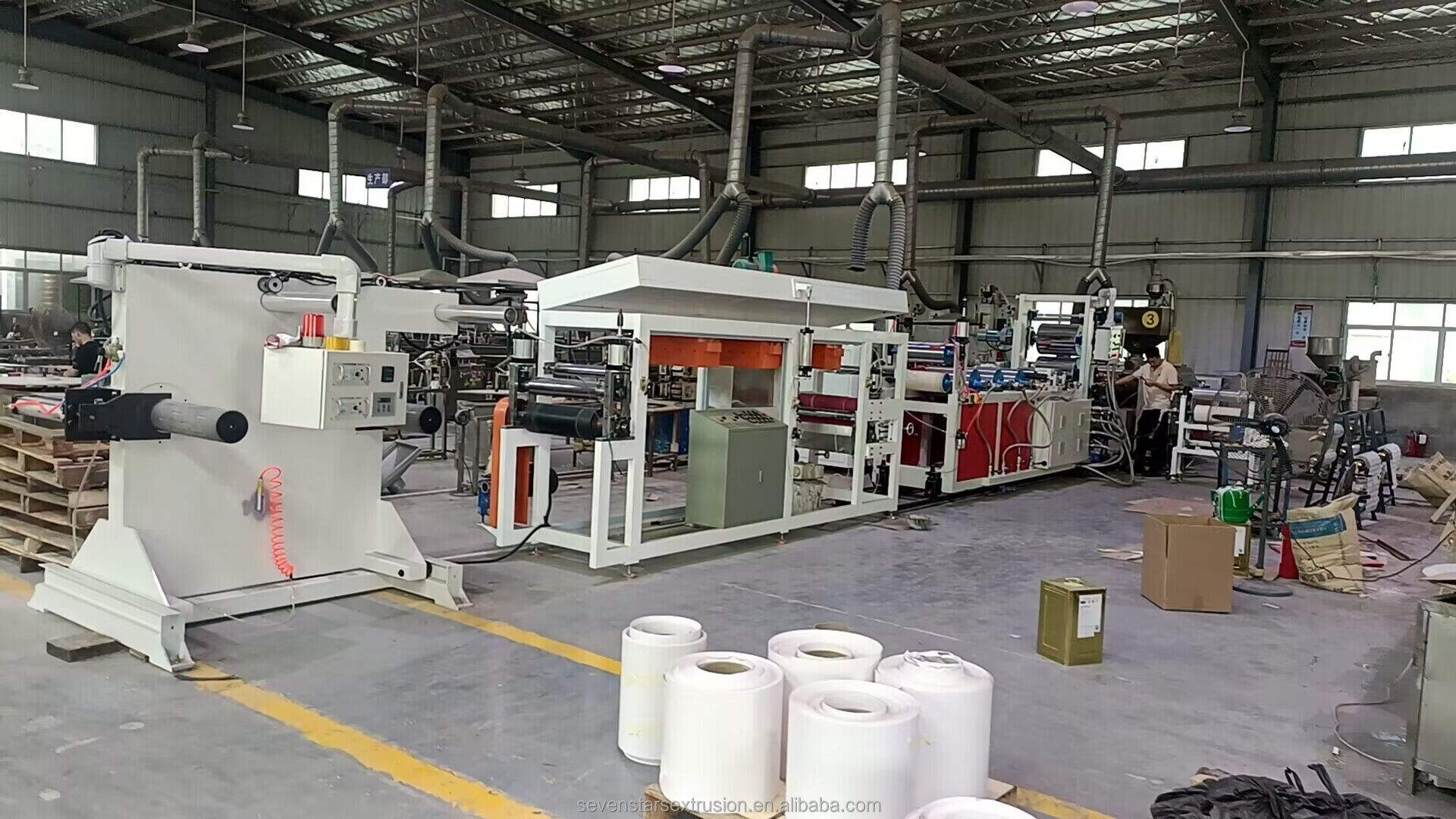 SEVENSTARS Three calendar PVC edge banding making machine supplier