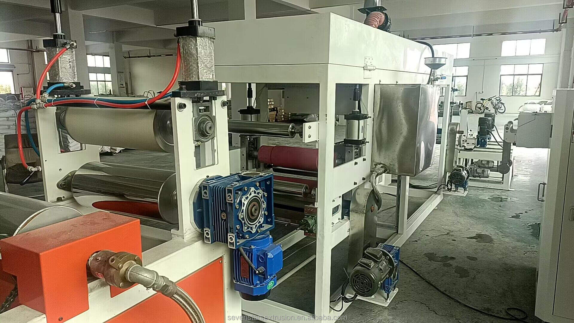 SEVENSTARS Three calendar PVC edge banding making machine factory