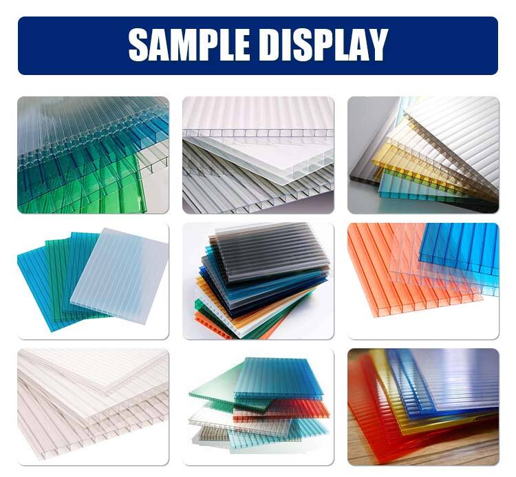 915mm Expressway soundproofing board making machine PC hollow sheet production line manufacture