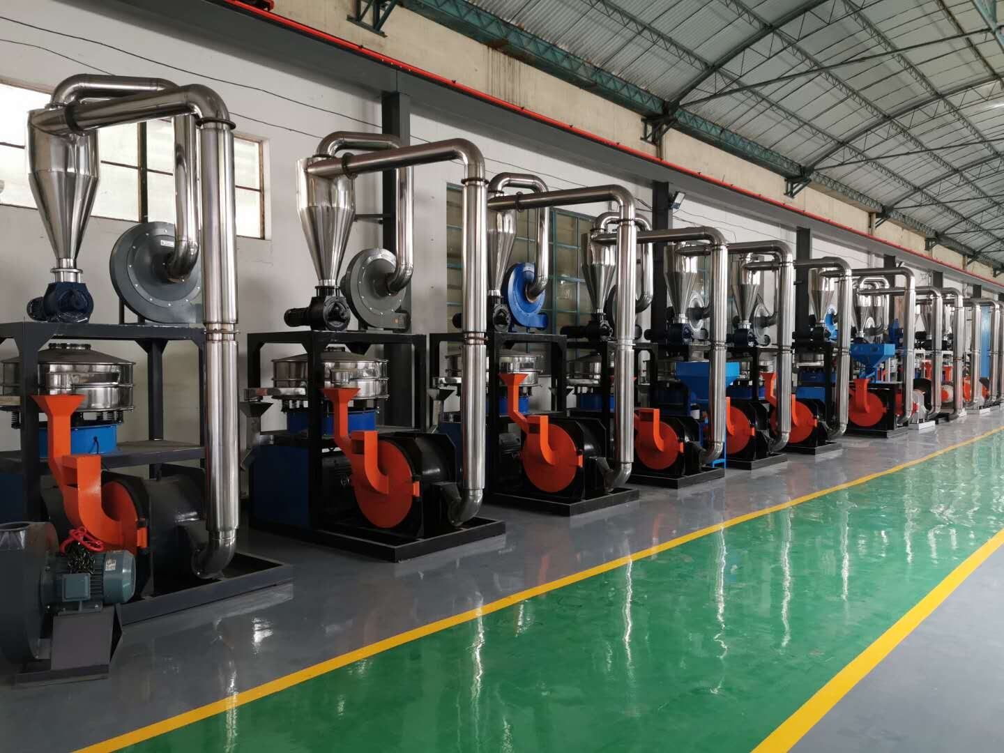 h waste plastic pvc scraps powder pulverizer miller from sevenstars machinery-1