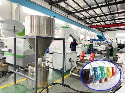 Líneas de producción para el reciclaje de botellas de PET en instalaciones industriales de reciclaje