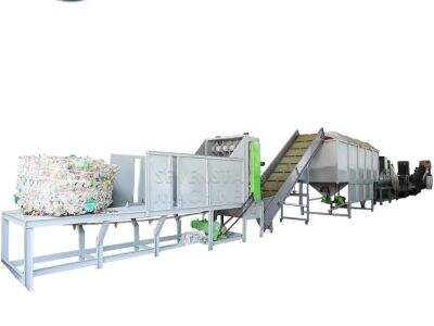 Máquinas para reciclaje de botellas de PET para plantas de reciclaje a gran escala