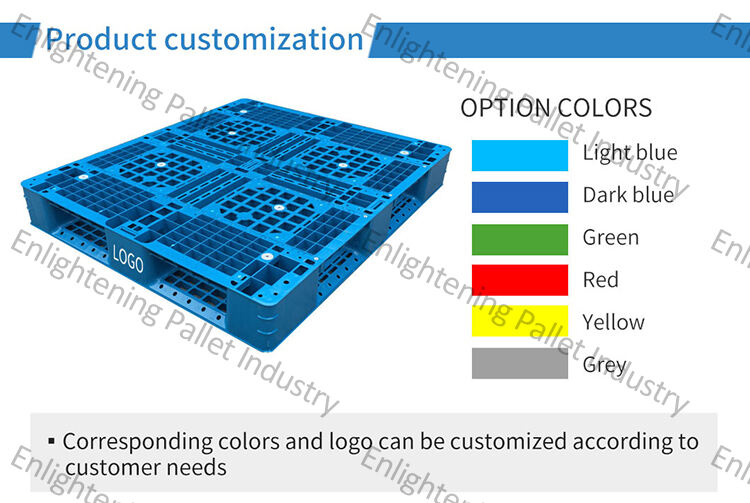 1200 x 800 high quality full perimeter six runner single side 4 way entry warehouse storage euro pallet of plastic details