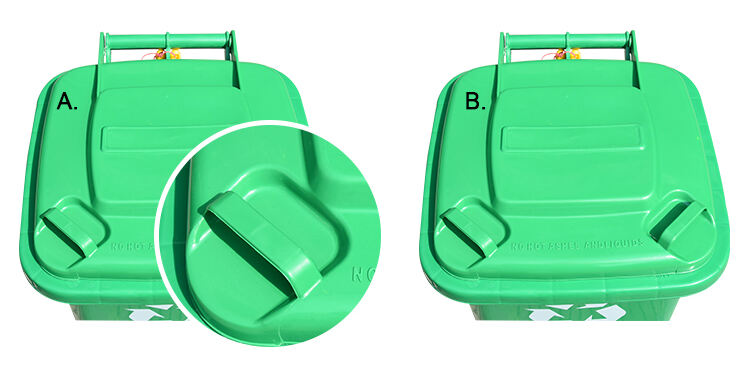 Innovative stackable bio medical pedal 50L plastic garbage waste bins used for hospital details