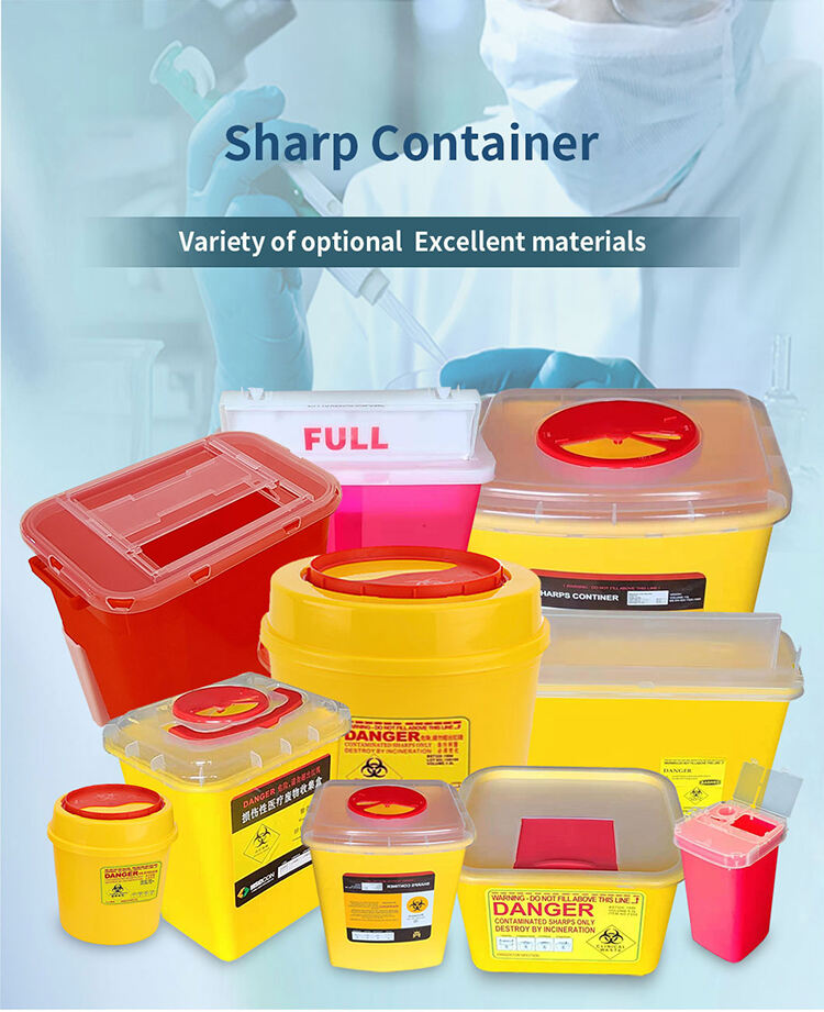 Economical Biohazar Medical Class Sharp Syringe Container supplier