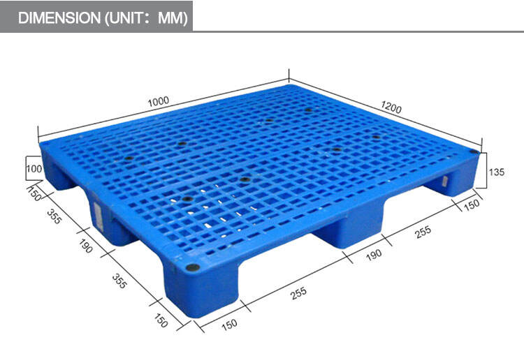 Eco- friendly 1000*1200 light hdpe plastic display pallet supplier supplier