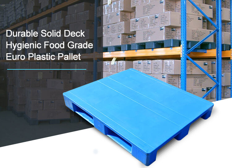 Solid deck hygienic racking plastic palette/pallet manufacture