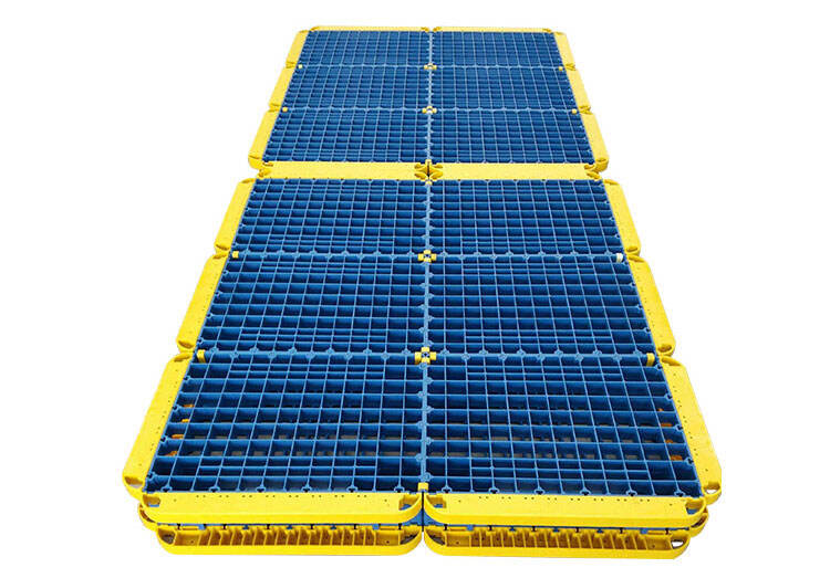 Big size 2000x2000mm load capacity 10 ton splicing custom made plastic pallet manufacture