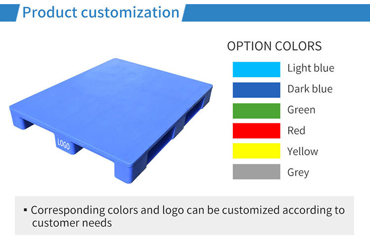 Food grade hygienic weather resistant plastic pallet for beverage and food industries manufacture