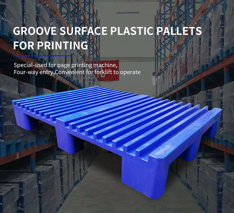 1060x750x175mm Wholesale Manufacture industrial Heavy Duty nonstop Large Capacity plastic pallet for printing industry factory