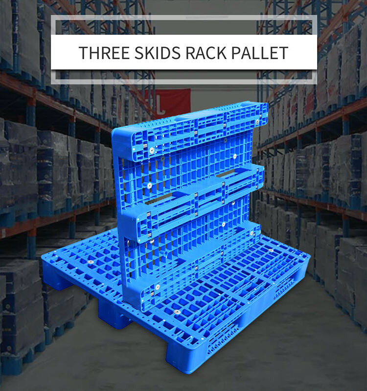 wholesale china 1200 x 800 heavy duty open deck steel reinforced warehouse storage durable industrial euro plastic pallets supplier