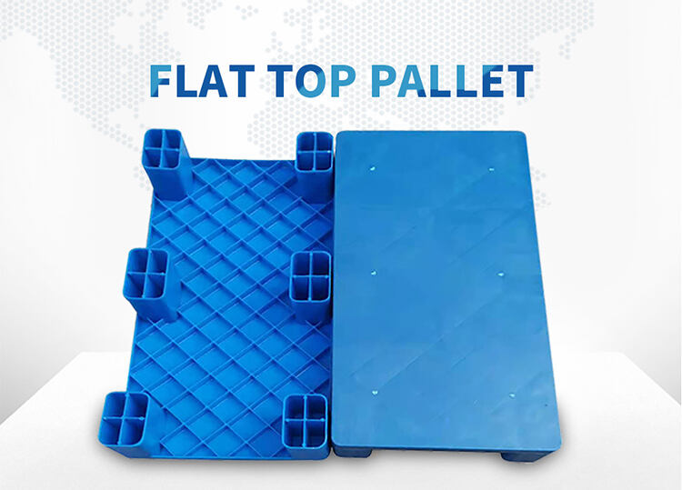 Grid face moisture proof plastic pallet flat top pallet supplier