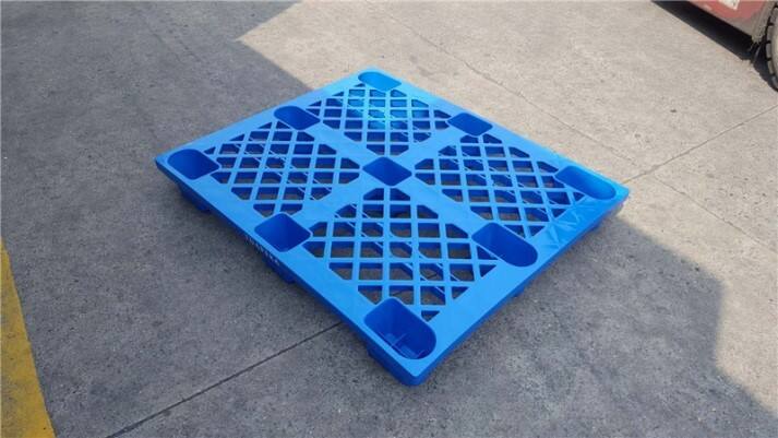 wholesale Pallet Prices1400x1000 heavy duty Single Face steel reinforced hdpe china Euro Plastic pallet for sale factory