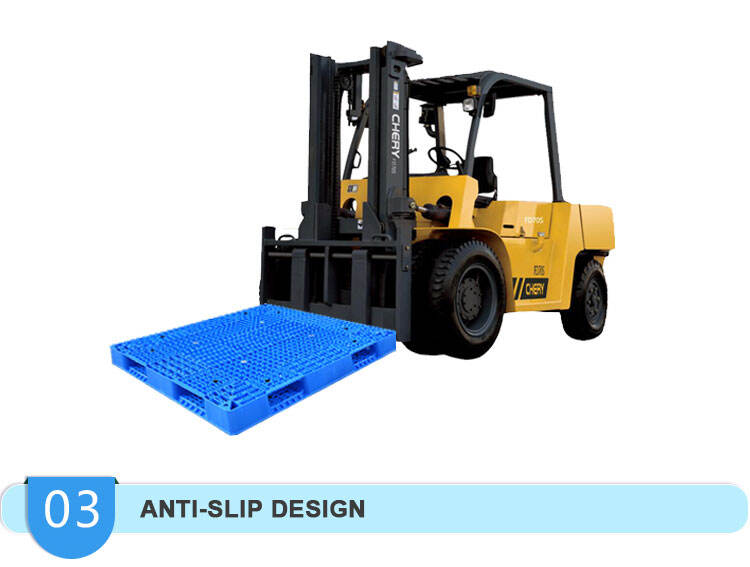 Heavy duty large blue 4 way HDPE custom euro cheap plastic pallet for sale factory