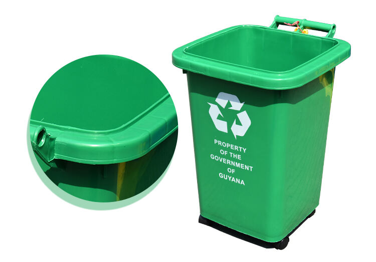 Innovative stackable bio medical pedal 50L plastic garbage waste bins used for hospital supplier