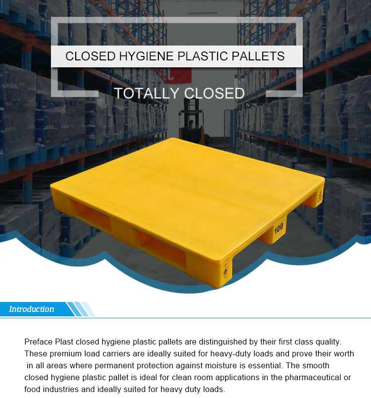 ENLIGHTENING-PLAST Food and Medicine Industry Specified Smooth Surface Euro Plastic Pallet supplier