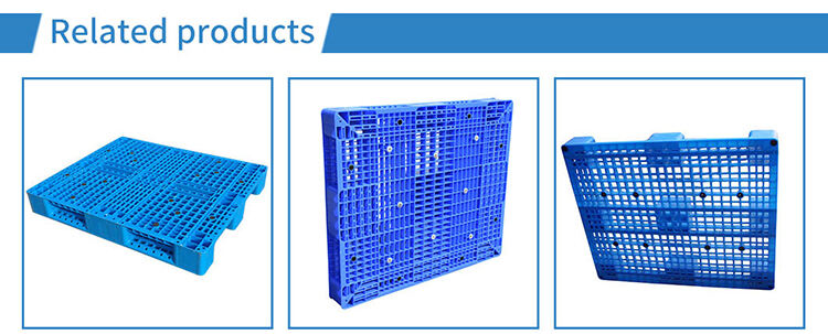 1300*1100*145 mm  High quality food grade one side  4-Way Entry Type plastic pallet with 9 legs factory