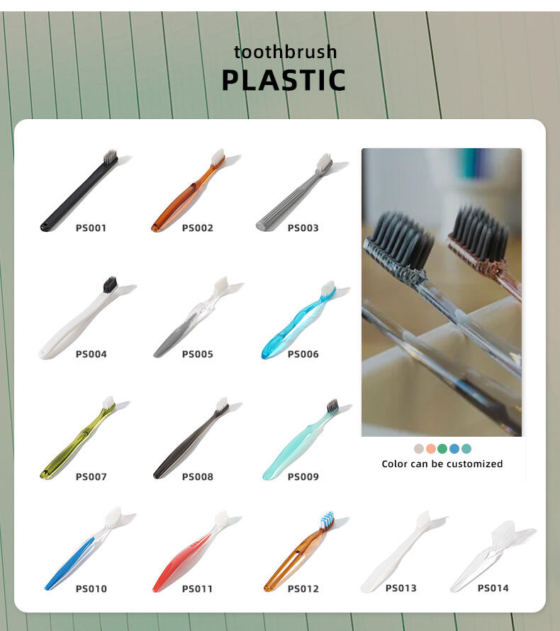 Soft Toothbrush Personal Cleaning Plastic Handle Disposable Hotel Use Toothbrushes supplier