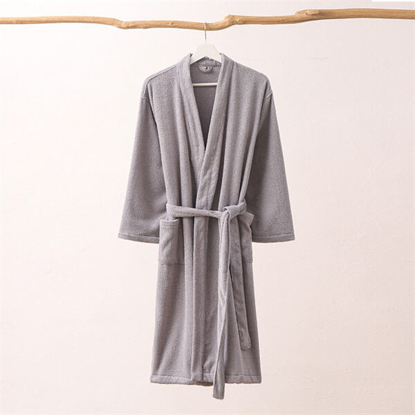 Using A White Cotton Bathrobe