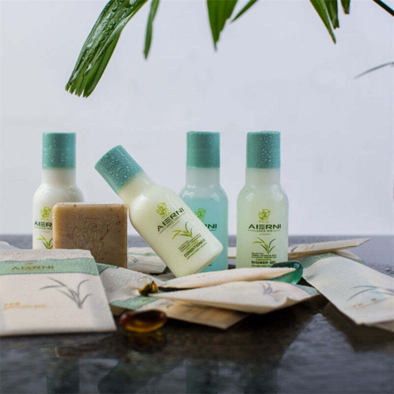 Aerni 20ml 30ml disposable shampoo customized logo hotel cosmetics