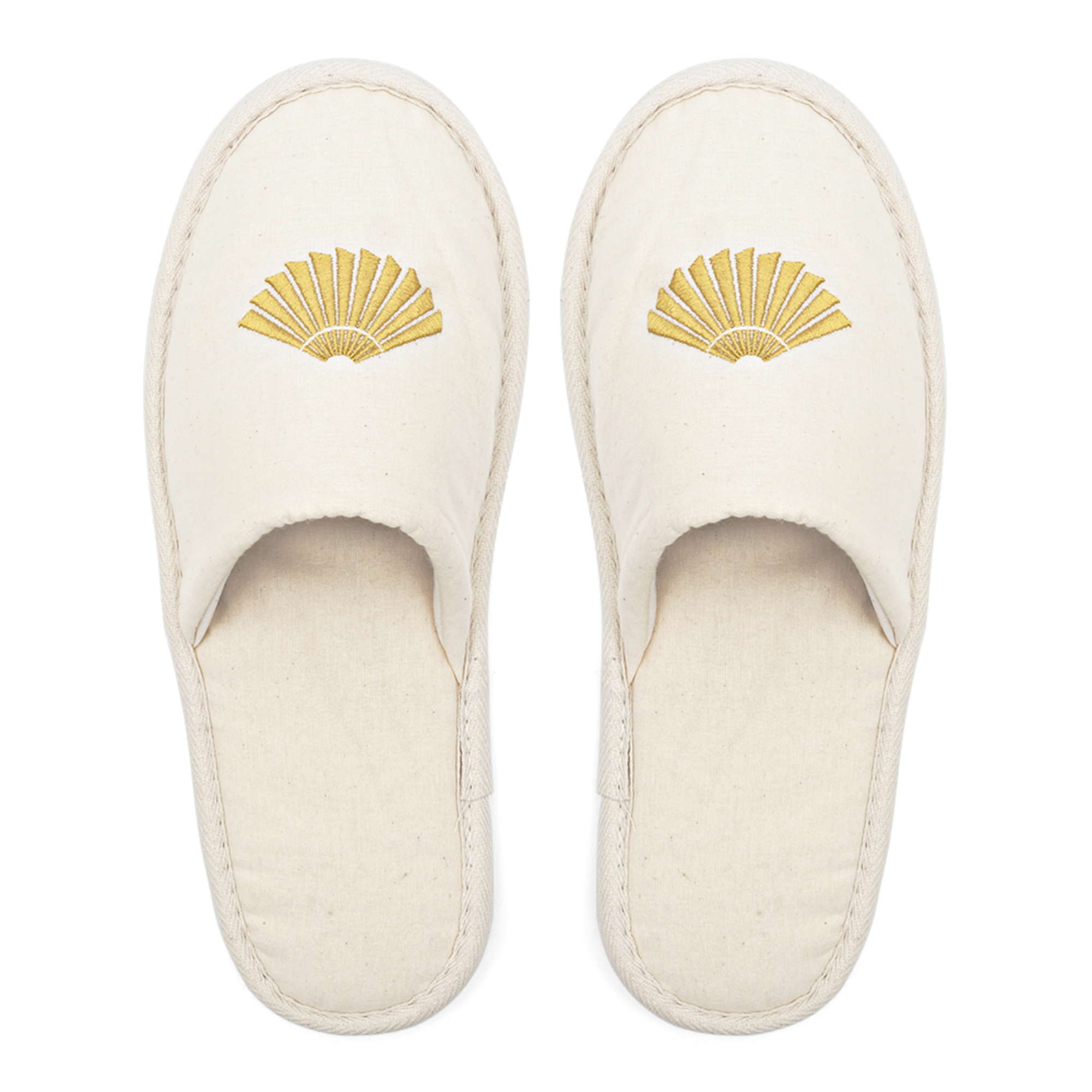 Biodegradable Coconut Fiber Sole Disposable Slippers Custom Embroidery Logo Hotel Slippers