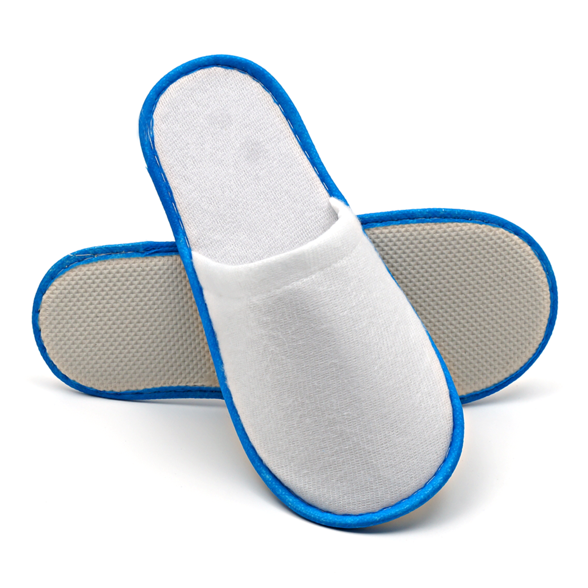 Nap Cloth Hotel Disposable Slippers Private Label Closed Toe Travel Spa Slippers