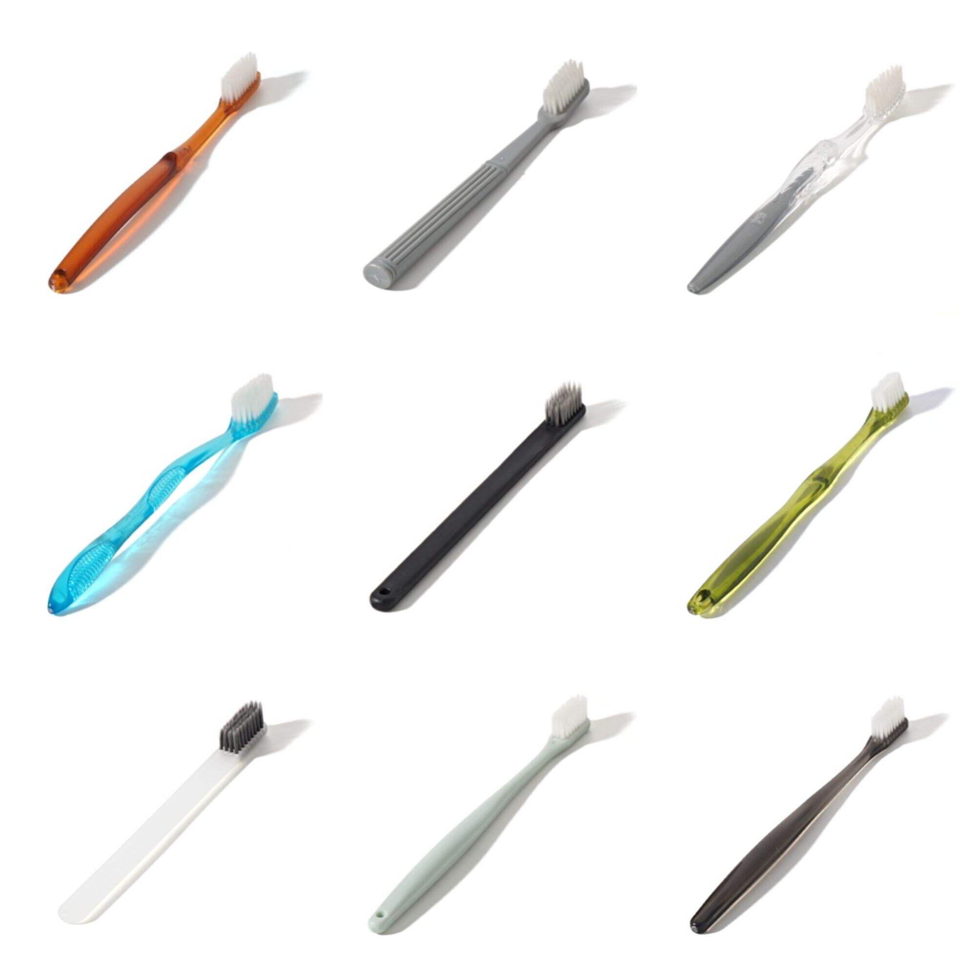 Plastic Toothbrush Travel Plastic Nylon Bristle Comfort Handle Adult DisposableToothbrush