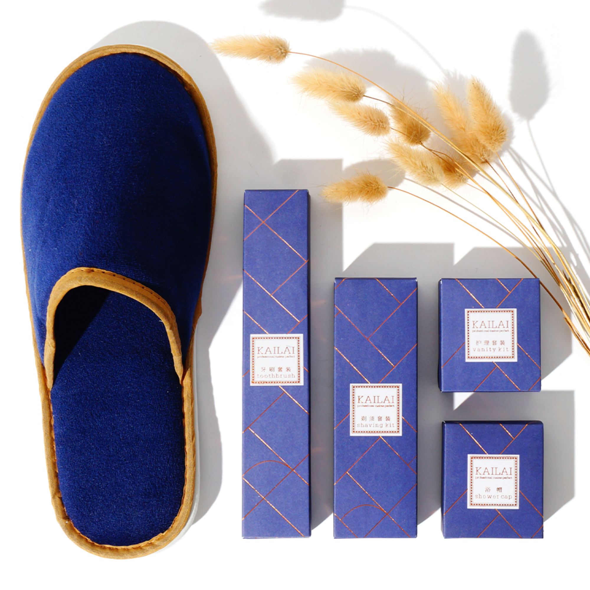 Hotel Amenities Custom 5 Star Hotel Premium Slippers And Guest Disposable Amenities