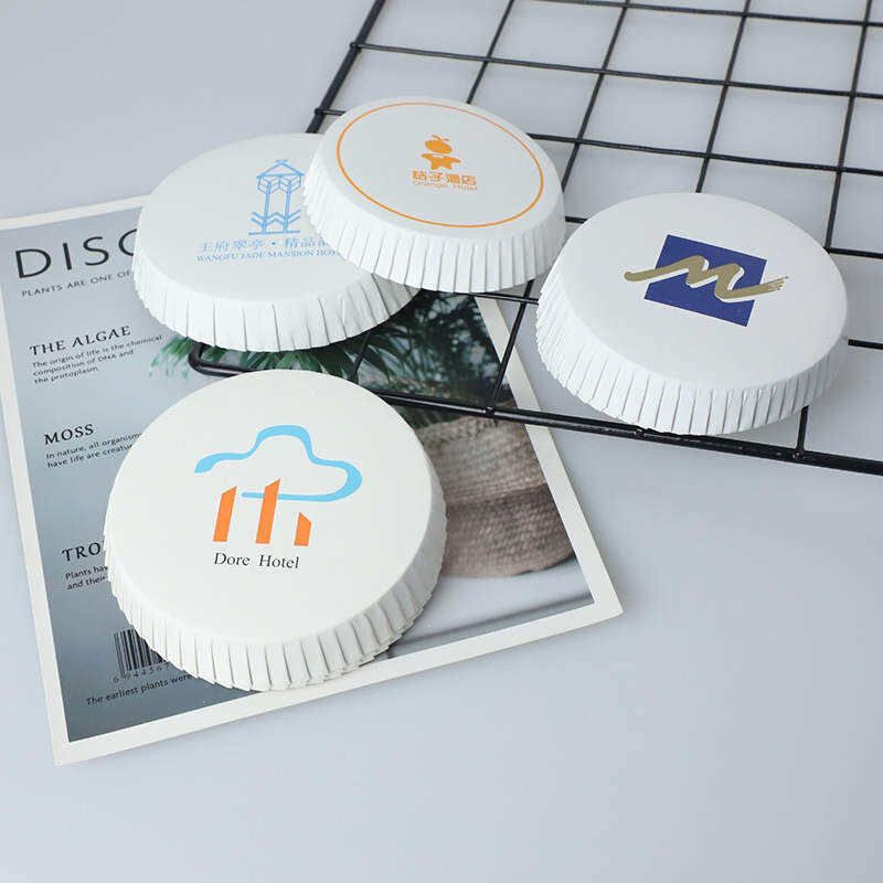 Cup lid Private Label Custom Logo Printing Hotel Use Disposable Paper Hotel Cup Lids