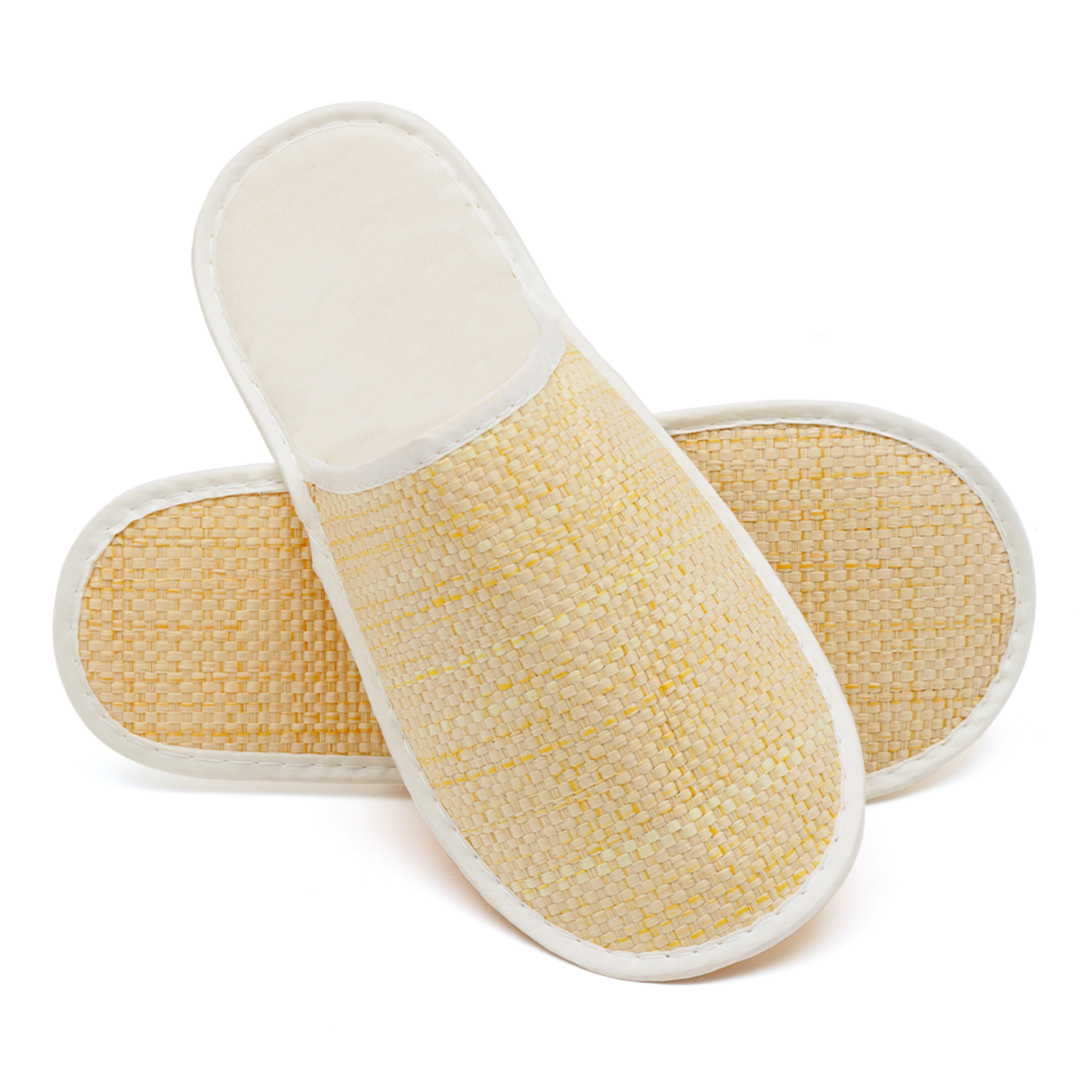 Bamboo Hotel Slippers Breathable Closed Toe Disposable Slippers