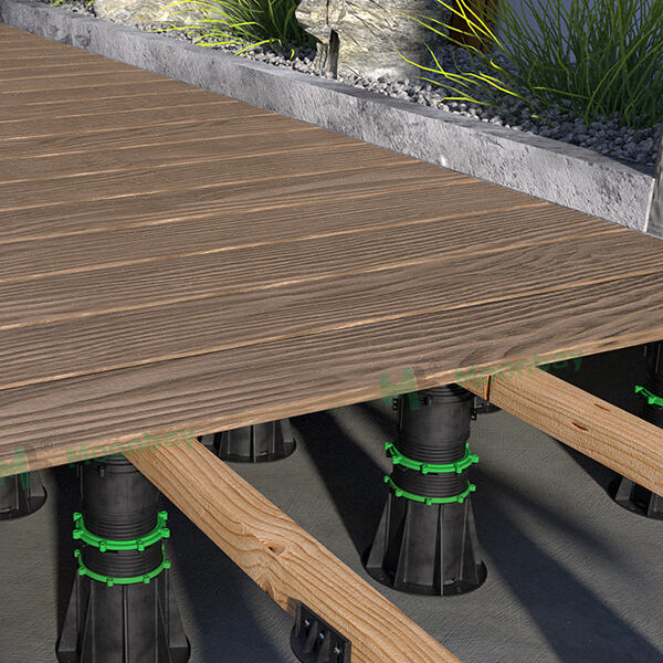 Smooth and level decking foundation