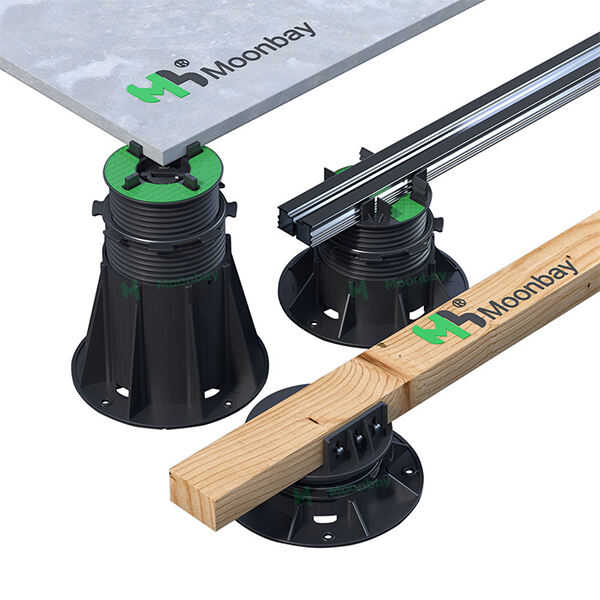 Say goodbye to uneven surfaces with self-levelling paving pedestals