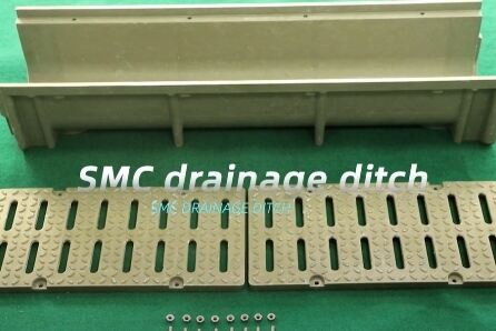 SMC ternch drain channel